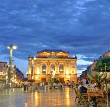 L'Opéra place de la comédie à Montpellier